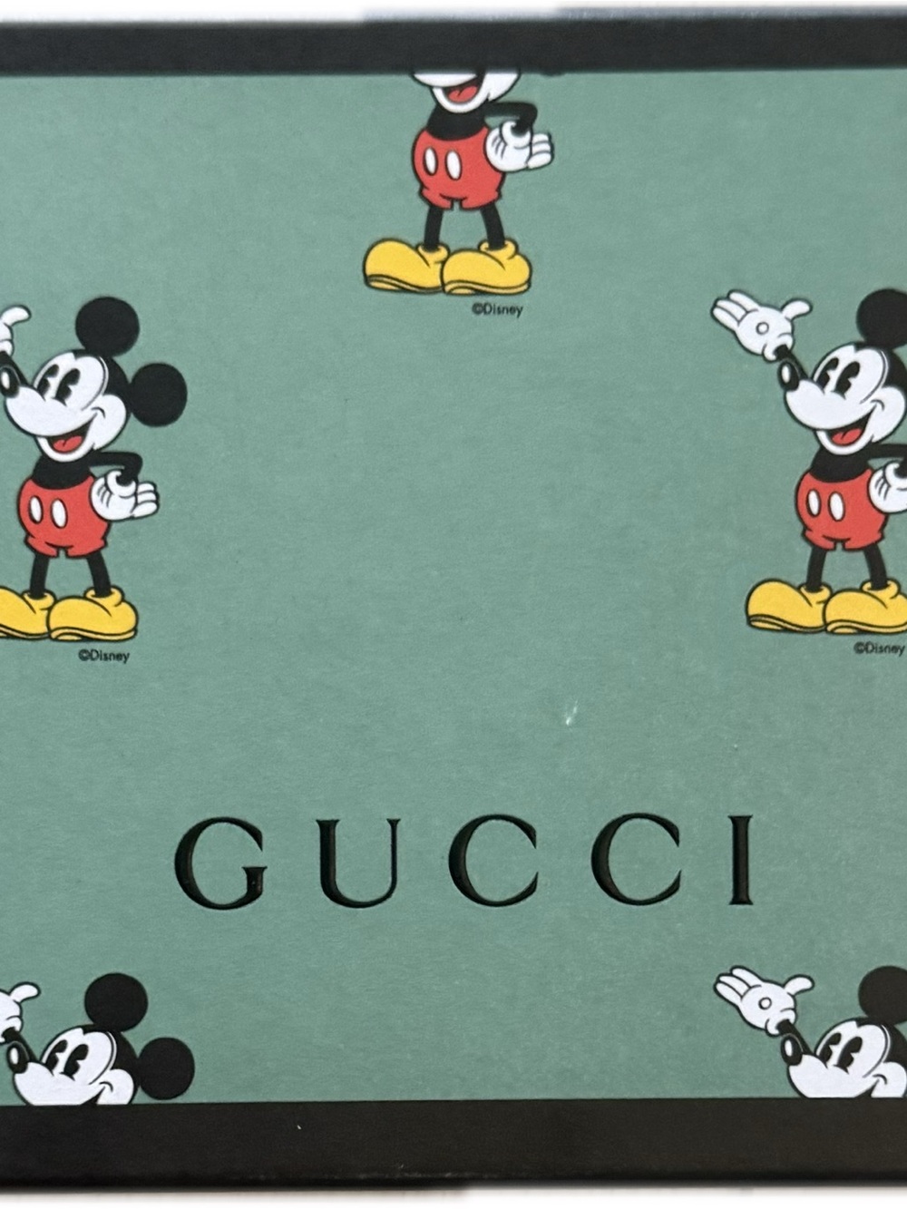Gucci, NwTs Brown Leather Disney iPhone max Case, includes gift box - Picture 3 of 7